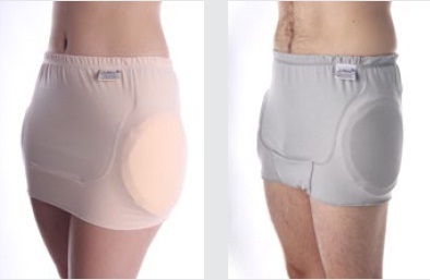 Hipsaver Hip Protectors - Nursing Home High Compliance with Tailbone Protection (With sewn-in Pads)